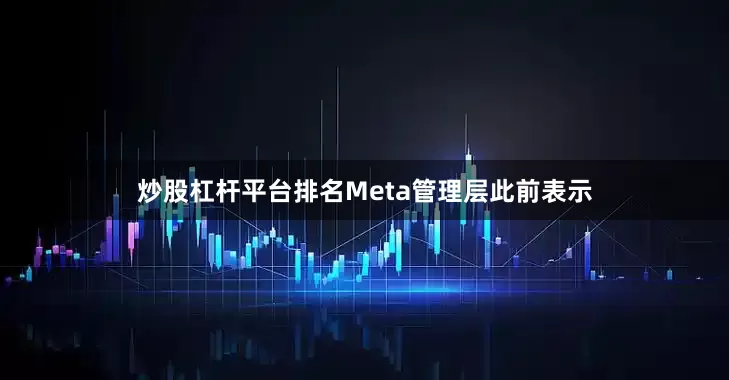 炒股杠杆平台排名Meta管理层此前表示