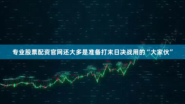 专业股票配资官网还大多是准备打末日决战用的“大家伙”